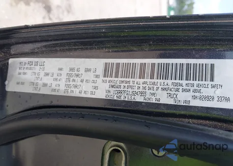 2018 Ram 1500 Express 4X4 6'4 Box from USA, damaged, VIN 1C6RR7FG1JS247955